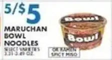 Met Foodmarkets Maruchan bowl noodles offer