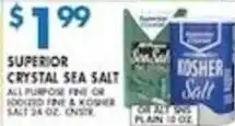 Met Foodmarkets Superior crystal sea salt offer
