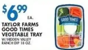 Taylor Farms Good Times Vegetable Tray