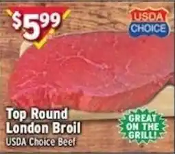 Met Foodmarkets Top Round London Broil USDA Choice Beef offer
