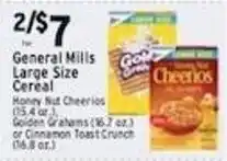 Met Foodmarkets General Mills Large Size Cereal offer
