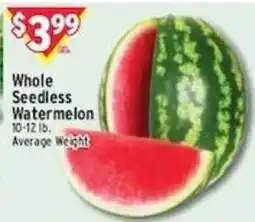 Met Foodmarkets Whole Seedless Watermelon offer