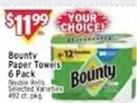 Met Foodmarkets Bounty Paper Towels offer