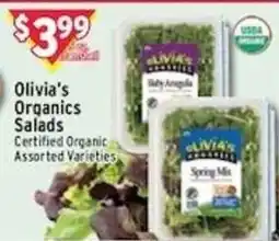 Met Foodmarkets Olivia's Organics Salads offer