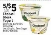 Met Foodmarkets Chobani Greek Yogurt offer