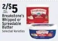 Met Foodmarkets Breakstone's Whipped or Spreadable Butter offer