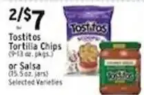 Met Foodmarkets Tostitos Tortilla Chips or Salsa offer