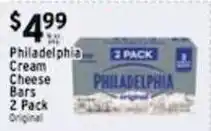 Met Foodmarkets Philadelphia cream cheese bars offer