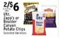 Met Foodmarkets Utz Zapp's or Boulder Canyon Potato Chips offer