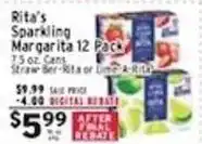 Met Foodmarkets Rita's Sparkling Margarita offer