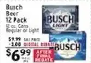 Met Foodmarkets Busch beer offer