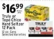 Met Foodmarkets Truly or Topo Chico Hard Seltzer offer