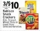 Met Foodmarkets Nabisco Snack Crackers offer