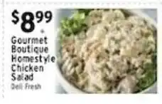 Met Foodmarkets Gourmet Boutique Homestyle Chicken Salad offer