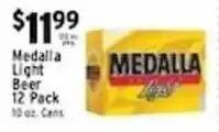 Met Foodmarkets Medalla light beer offer