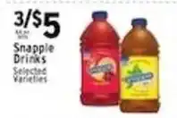 Met Foodmarkets Snapple Drinks offer