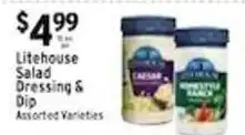 Met Foodmarkets Litehouse Salad Dressing & Dip Assorted Varieties offer