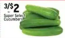Met Foodmarkets Super Select Cucumbers offer