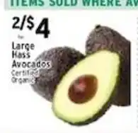 Met Foodmarkets Large Hass Avocados offer