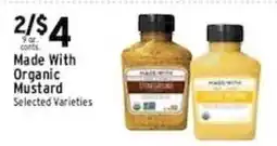 Met Foodmarkets Made With Organic Mustard offer