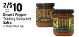 Met Foodmarkets Desert Pepper Trading Company Salsa or Black Bean Dip offer