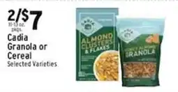 Met Foodmarkets Cadia Granola or Cereal offer