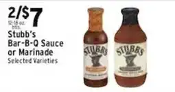 Met Foodmarkets Stubbs Bar-B-Q Sauce or Marinade offer