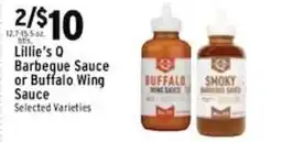Met Foodmarkets Lillie's Q Barbecue Sauce or Buffalo Wing Sauce offer