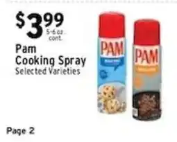 Met Foodmarkets Pam Cooking Spray offer