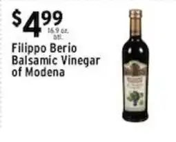 Met Foodmarkets Filippo Berio Balsamic Vinegar of Modena offer