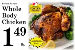 Harvest Foods Foster Farms Whole Body Chicken offer