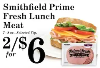 Smithfield Prime Fresh Lunch Meat