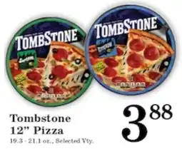 Harvest Foods Tombstone 12" Pizza offer