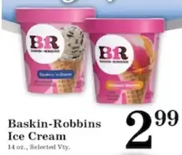 Harvest Foods Baskin-Robbins Ice Cream offer
