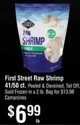 Smart & Final First Street Raw Shrimp offer