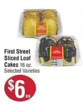 Smart & Final First Street Sliced Loaf Cakes offer