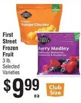 Smart & Final First Street Frozen Fruit offer