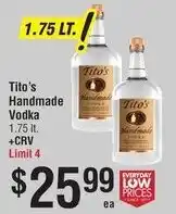 Smart & Final Tito's Handmade Vodka offer