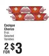 Smart & Final Cacique Chorizo offer