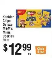 Smart & Final Keebler Chips Deluxe M&M's Minis Cookies offer