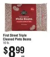 Smart & Final First Street Triple Cleaned Pinto Beans offer