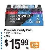Smart & Final Powerade Variety Pack offer