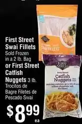 Smart & Final First Street Swai Fillets or First Street Catfish Nuggets offer