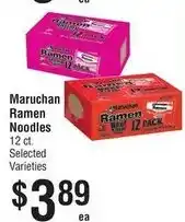 Smart & Final Maruchan Ramen Noodles offer