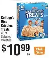 Smart & Final Kellogg's Rice Krispies Treats offer