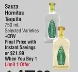 Smart & Final Sauza Hornitos Tequila offer