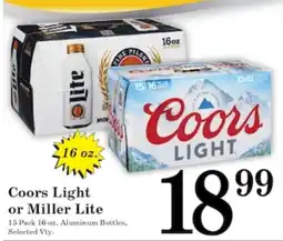 Harvest Foods Coors Light or Miller Lite offer