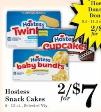 Harvest Foods Hostess Snack Cakes offer