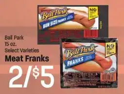 Maceys Ball Park meat franks offer