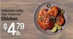 Maceys Willamette Valley Taco Seasoned Chicken offer